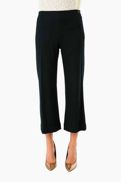 Black Cozy Easy Flare Pant