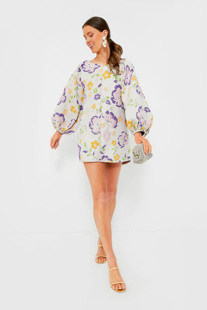 White Leather Val Earrings