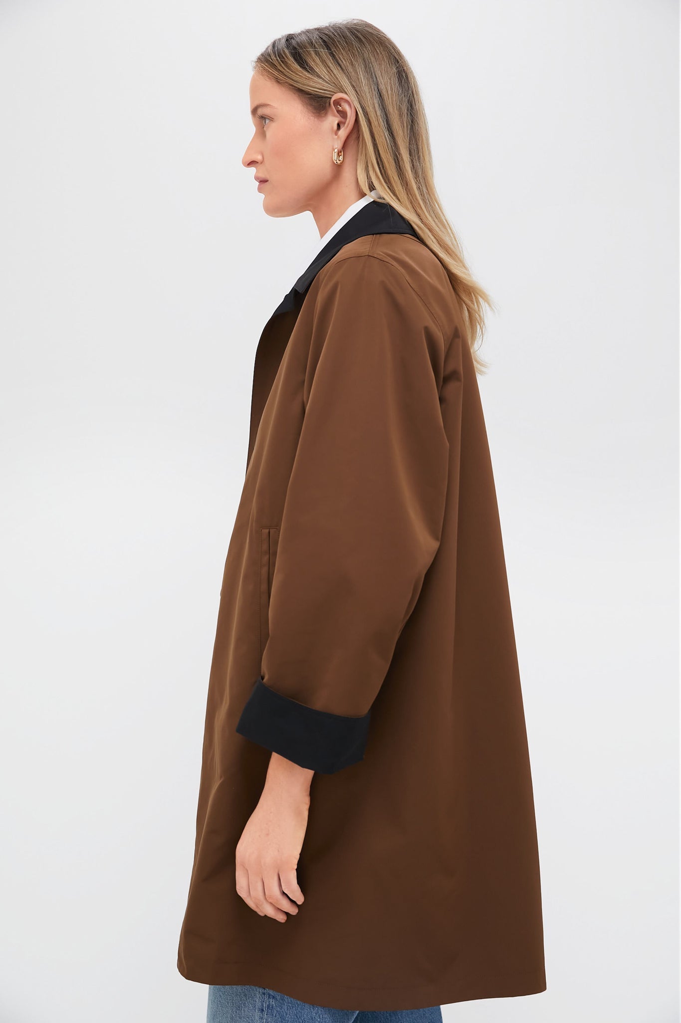 Brown and Black Water Resistant Reversible Winston Jacket