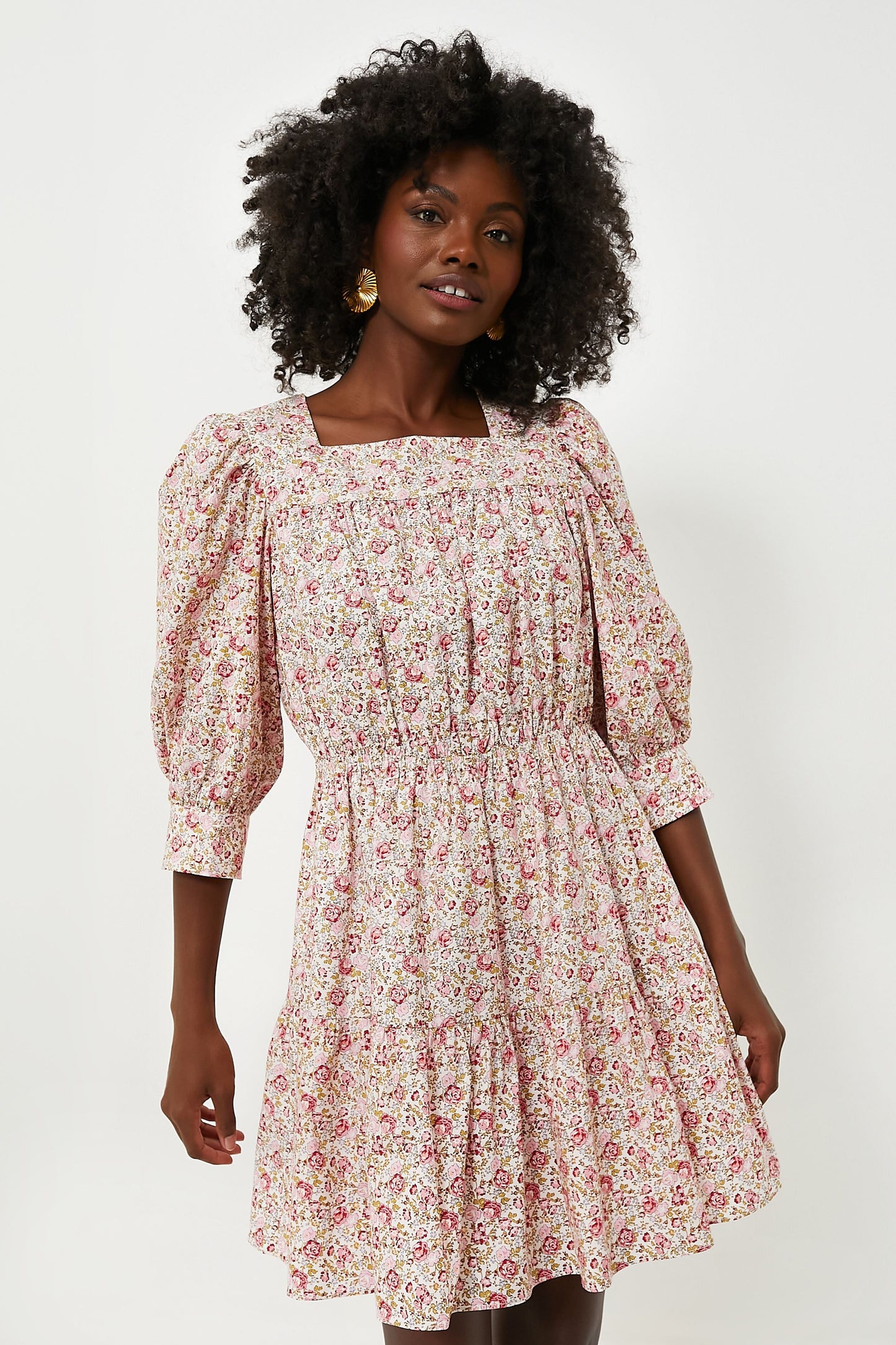 Pink and Red Floral Maddie Mini Dress