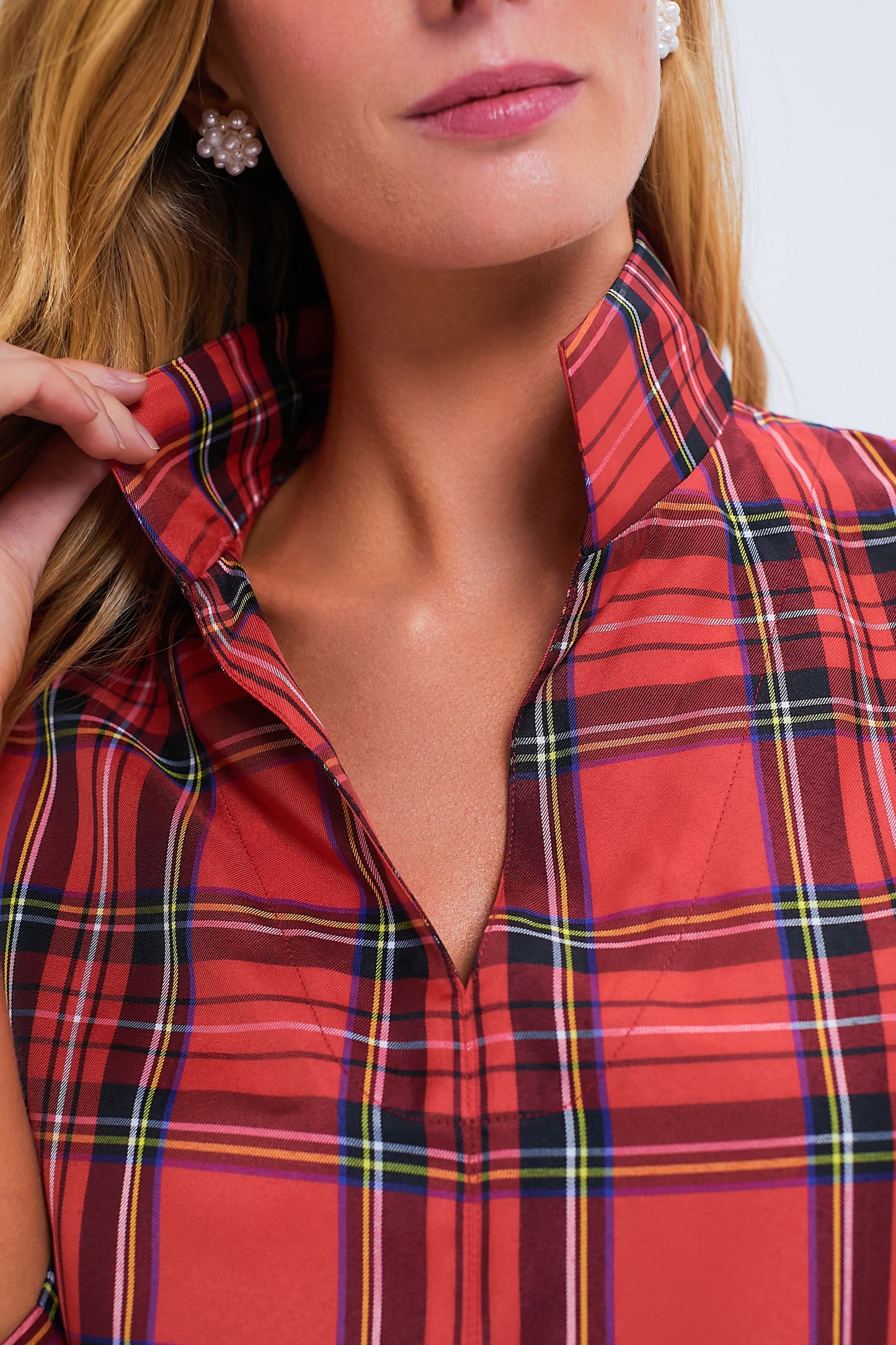 Royal Stewart Tartan Margot Top