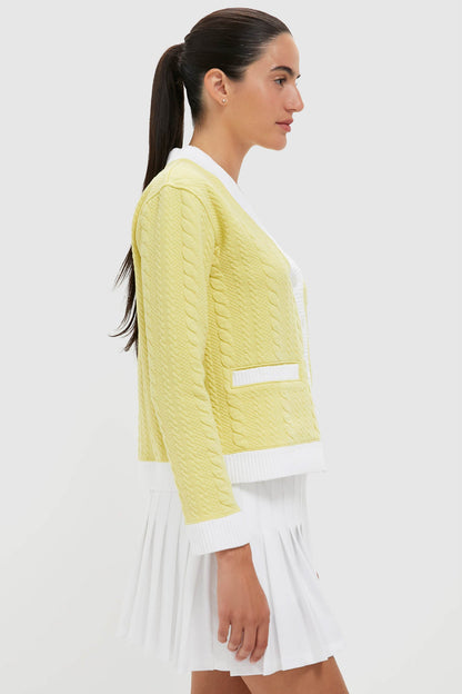 Lemongrass Cable Charley Cardigan