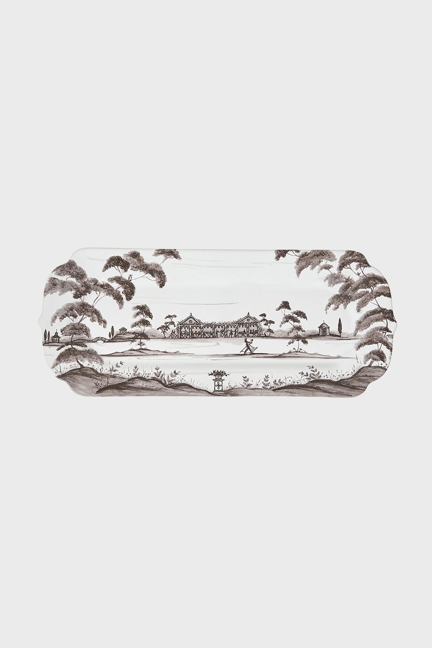 Country Estate 15" Hostess Tray - Flint Grey
