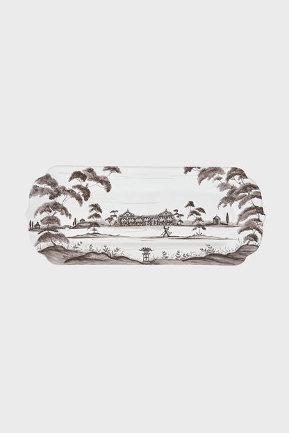 Country Estate 15" Hostess Tray - Flint Grey