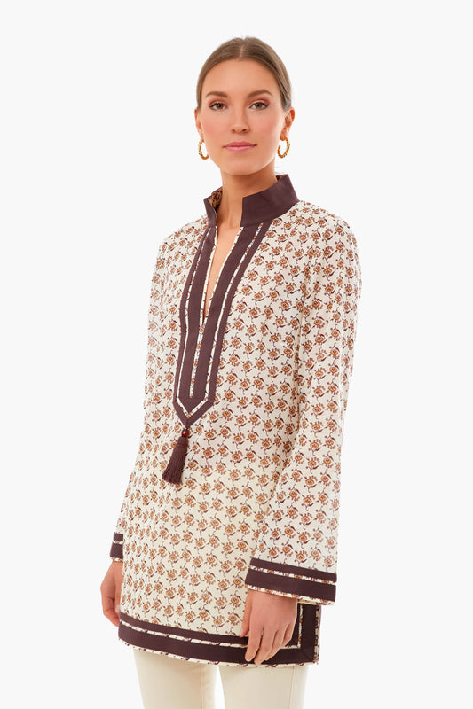 Dandelion Block Print Tory Tunic