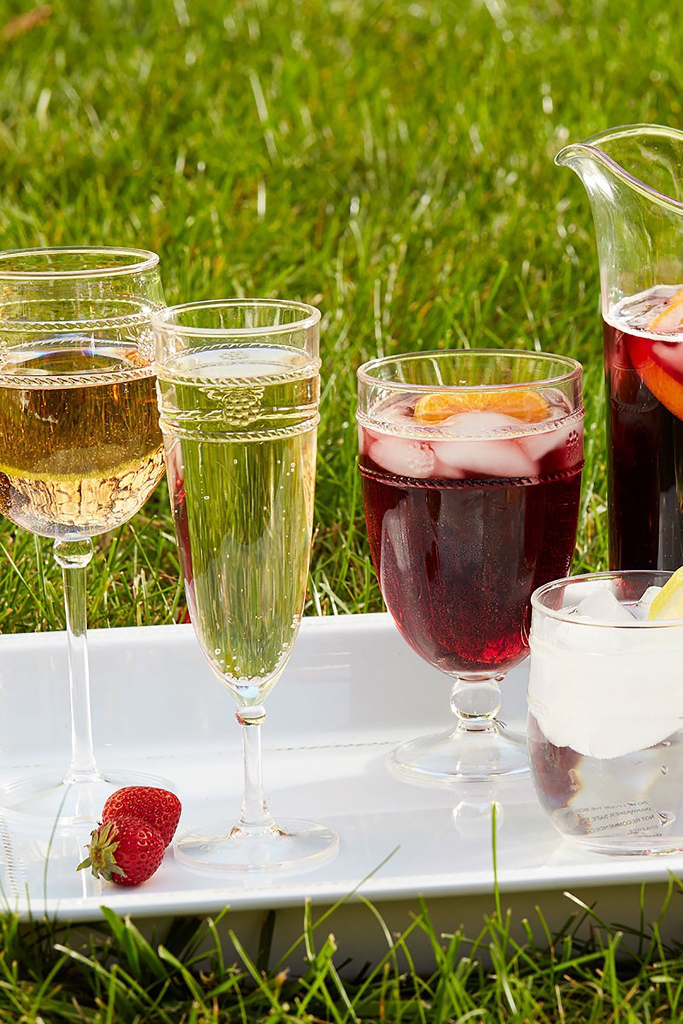 Isabella Acrylic Champagne Flute