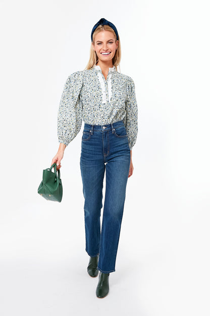 Ruffle Collar Conley Blouse