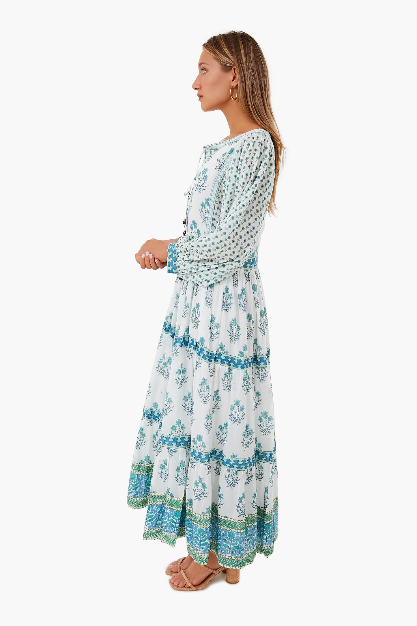 Exclusive India Blue Maxi Dress