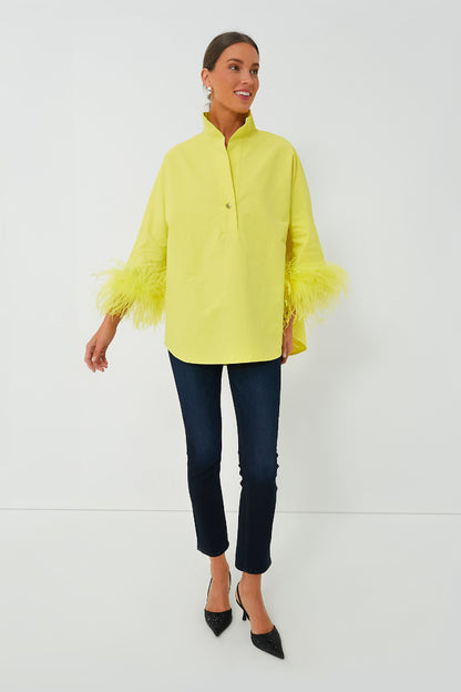 Citron Feather Willow Blouse