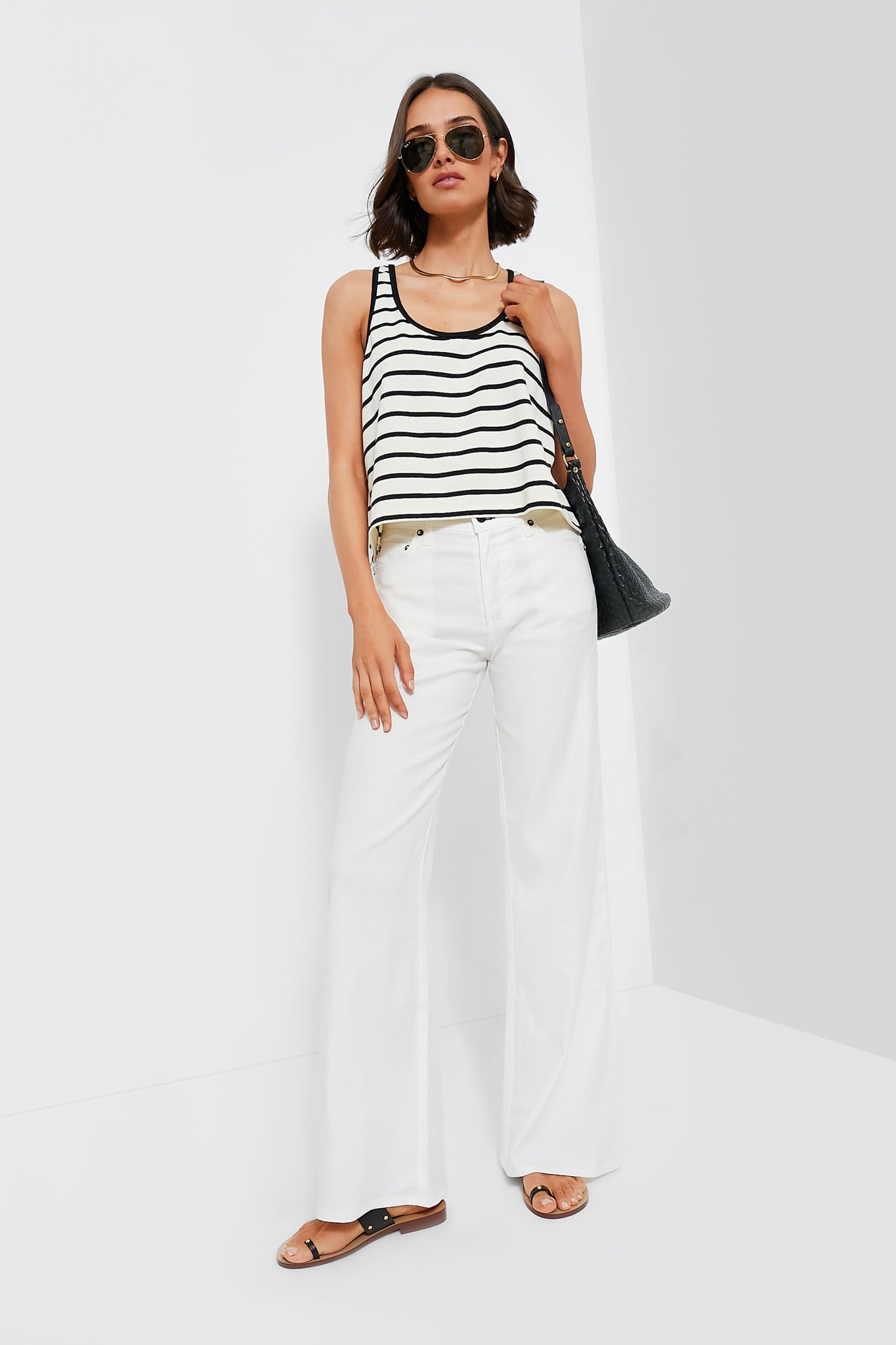 Black Stripe Lena Tank