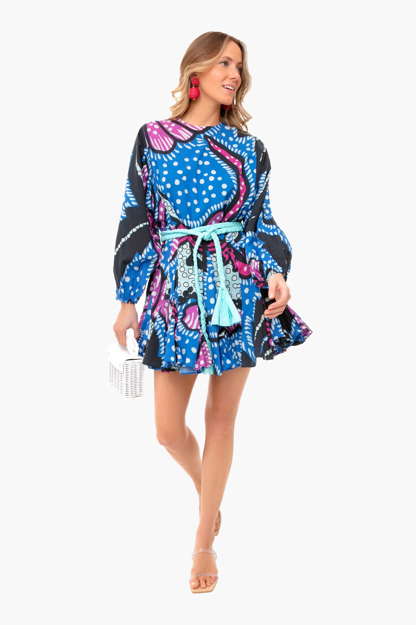 Purple Psychedelic Ella Dress