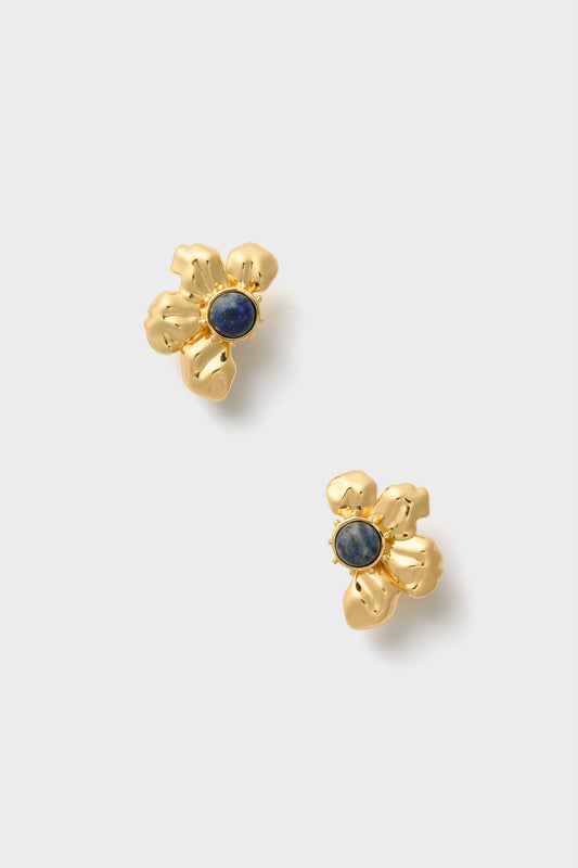 Gold Multi Lelani Stud Earrings