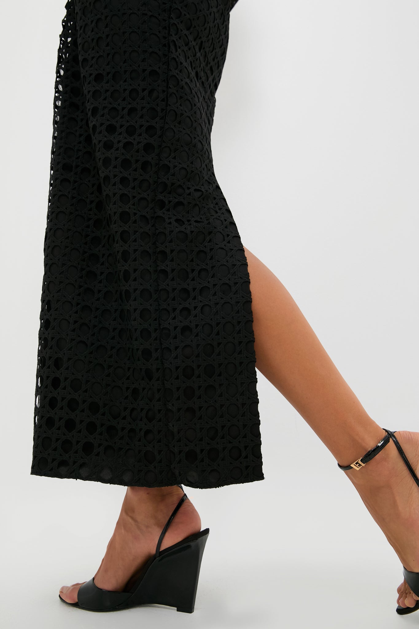 Cane Lace Off the Shoulder Monique Dress