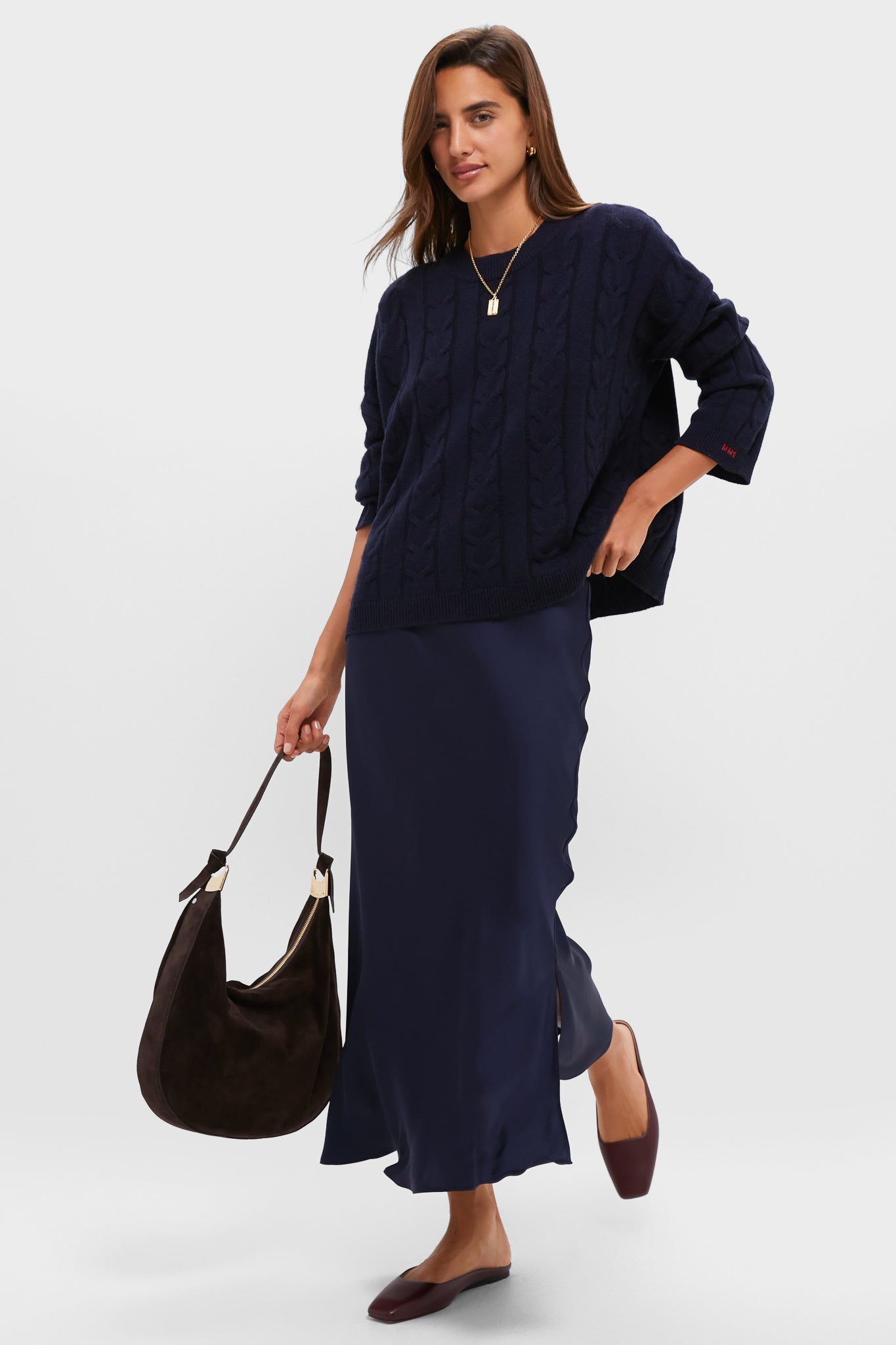 Oxblood Leather Nilli Flats