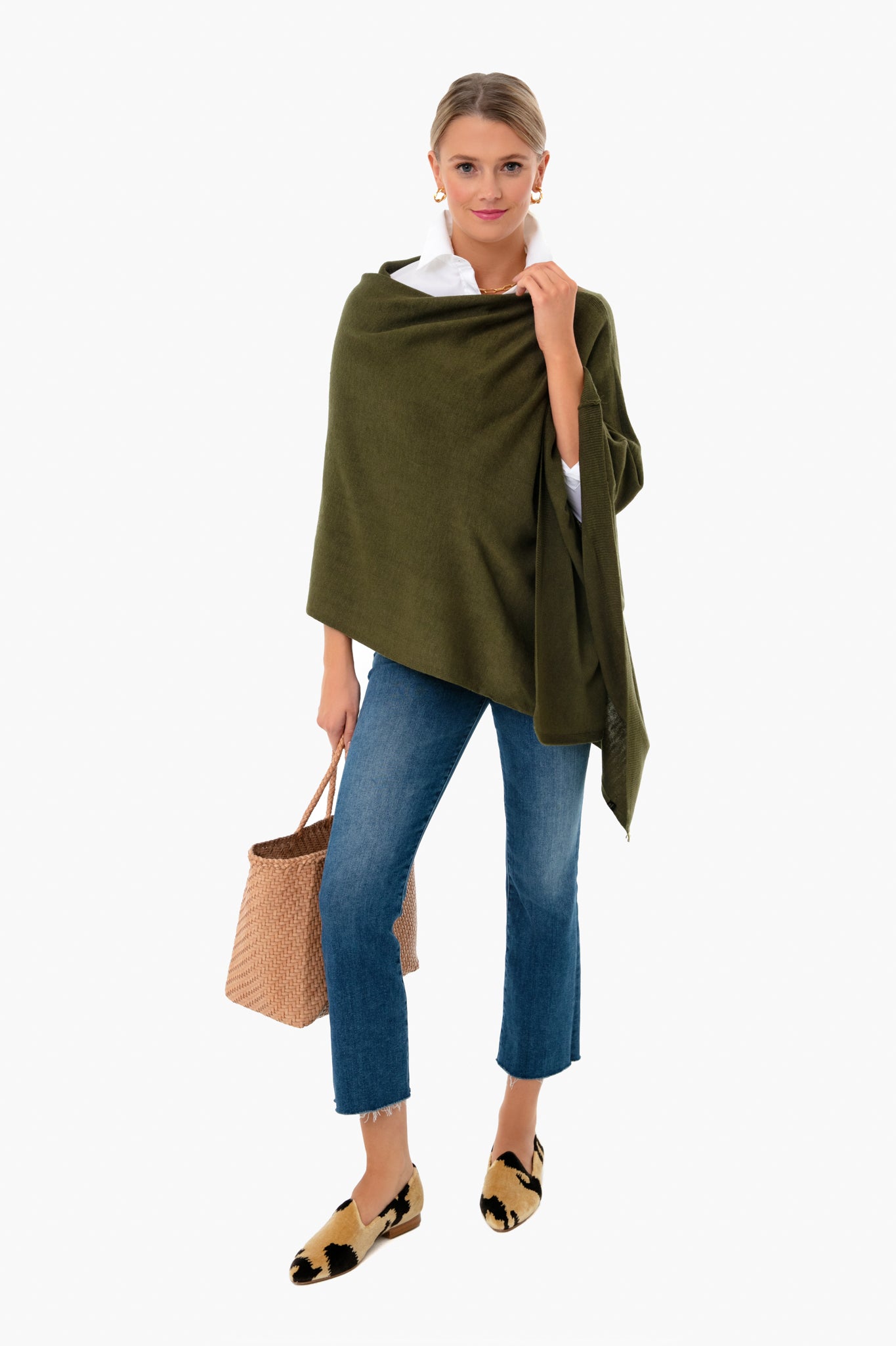 Army Green Monterey Poncho