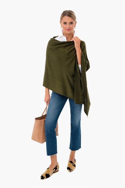 Army Green Monterey Poncho
