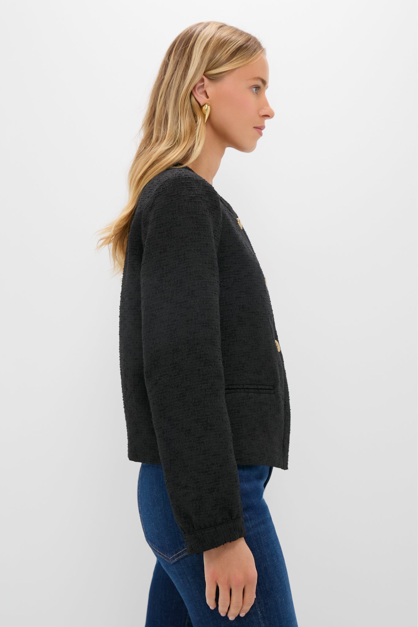 Black Tweed Sommers Jacket