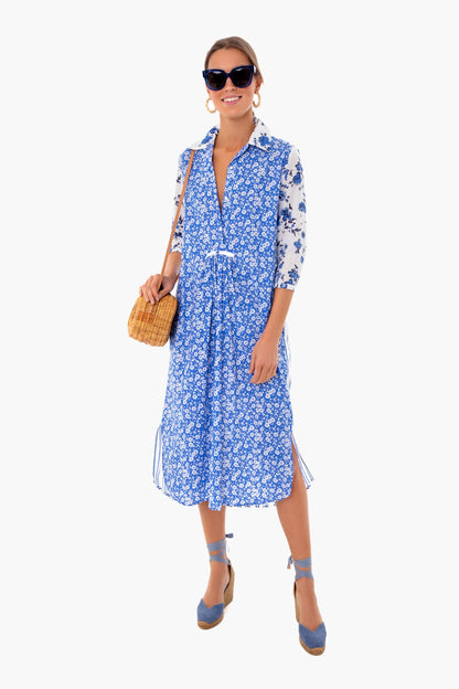Provence Blue Brooklyn Long Dress