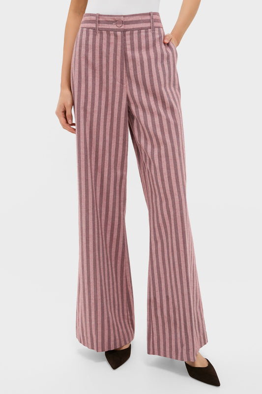 Mauve Stripe Wyatt Pants