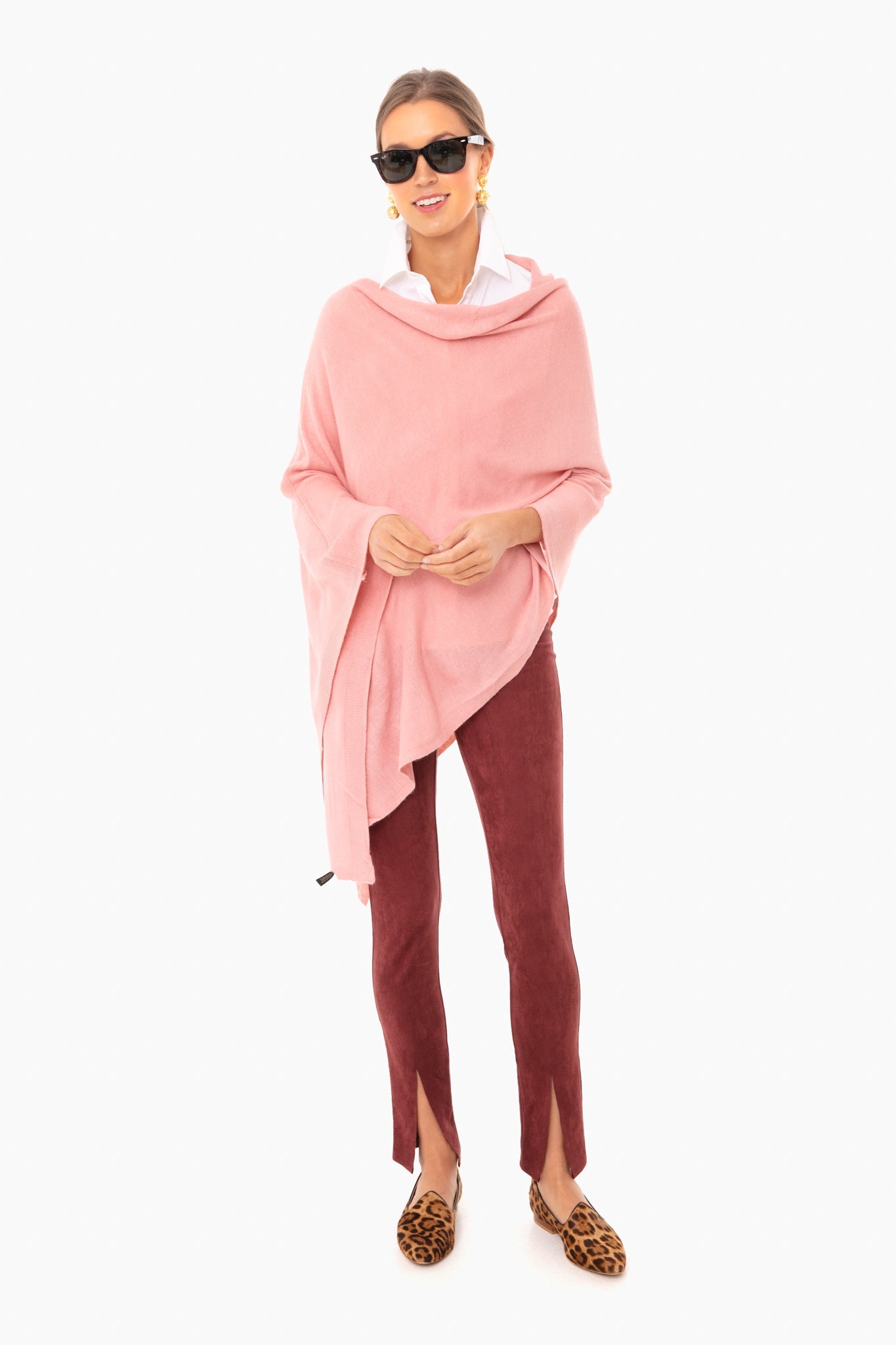 Blush Pink Monterey Poncho