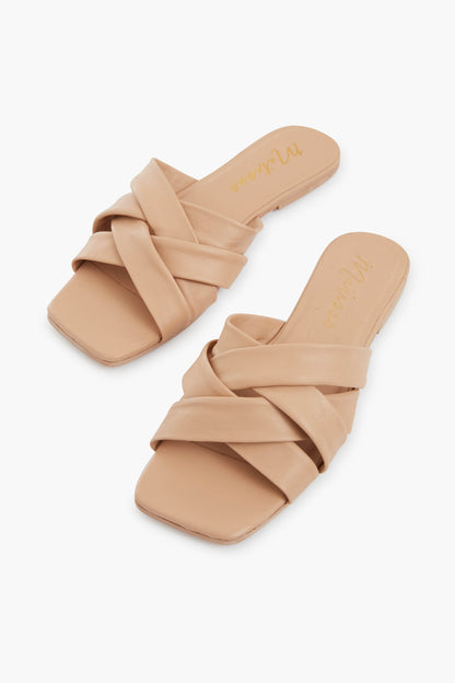 Tan Pressure Sandals