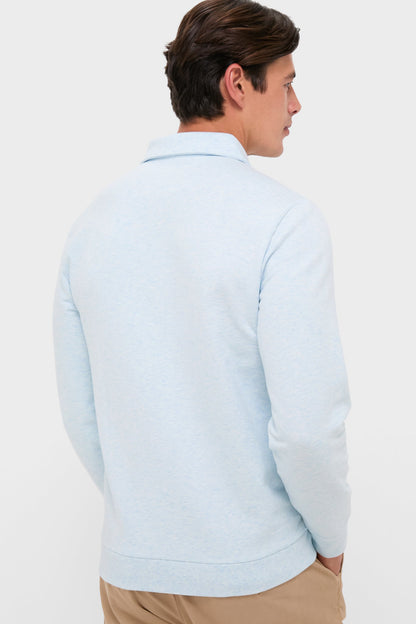 Heathered Ice Collared Sweatshirt