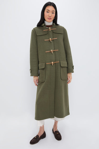 Olive Green Arthur Toggle Stadium Coat