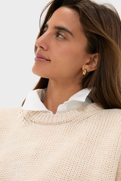 Sandstone Cotton Cliff Crewneck Sweater