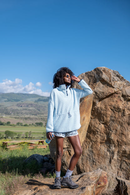 Light Blue Wildflower Jane Tennis Short