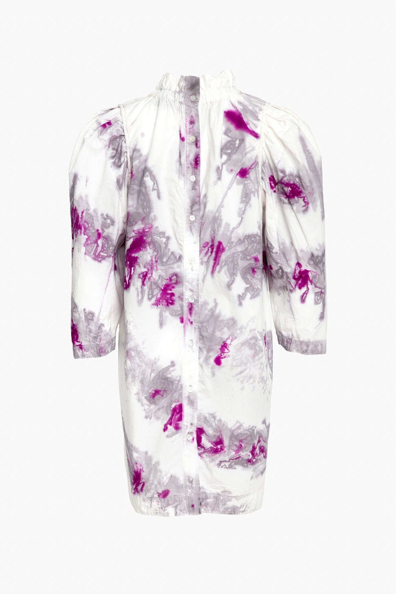 Fuchsia Tie Dye Tamara Tunic Dress