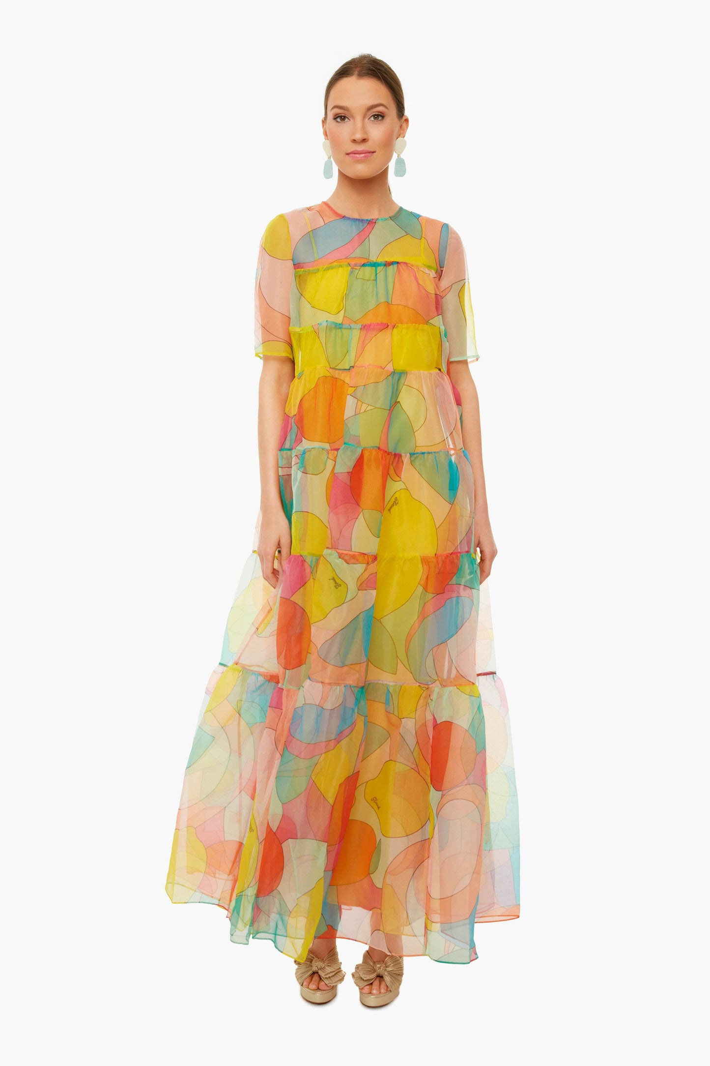 Citrus Kaleidoscope Hyacinth Dress