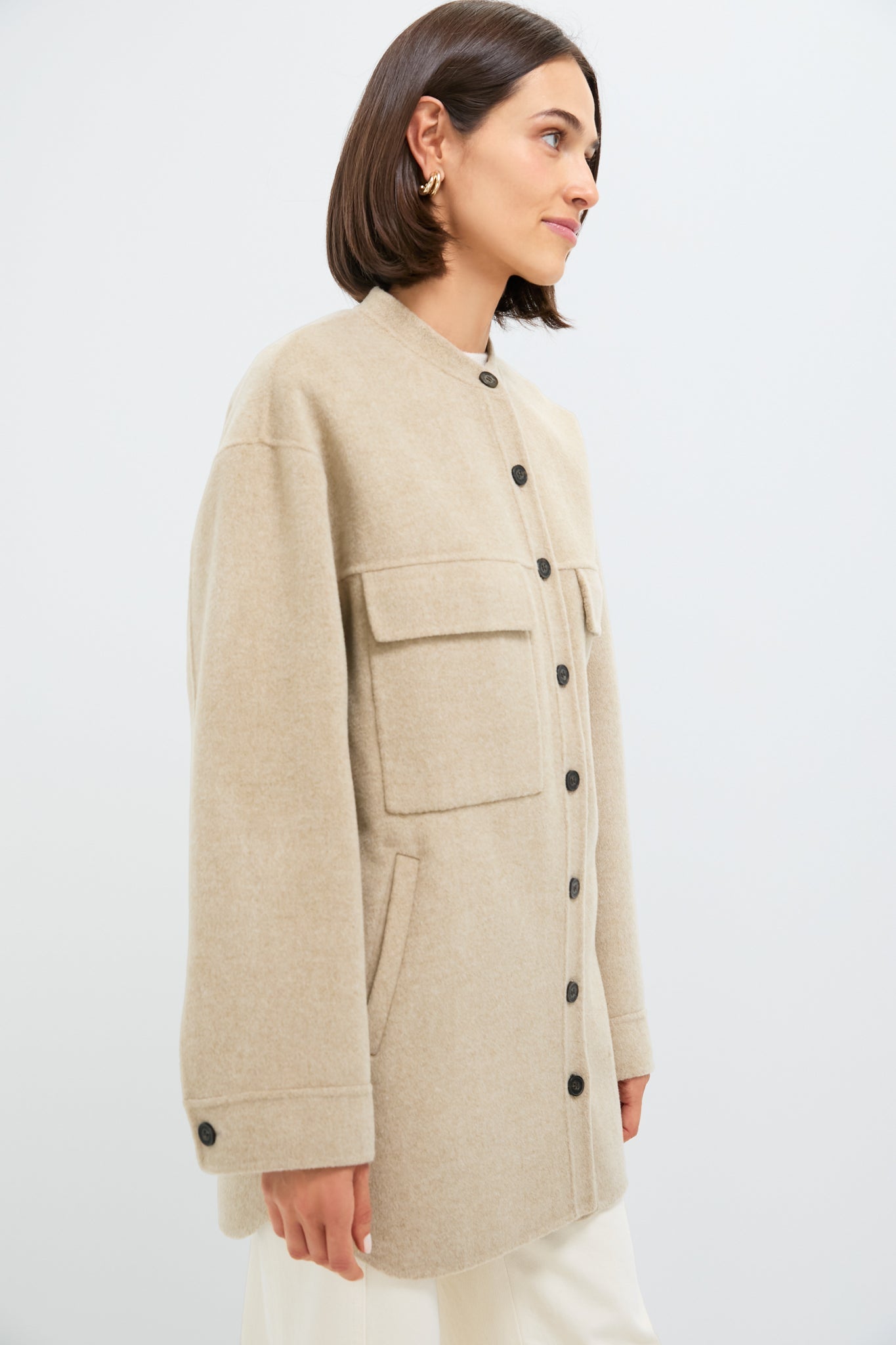 Beige Chine Florian Coat