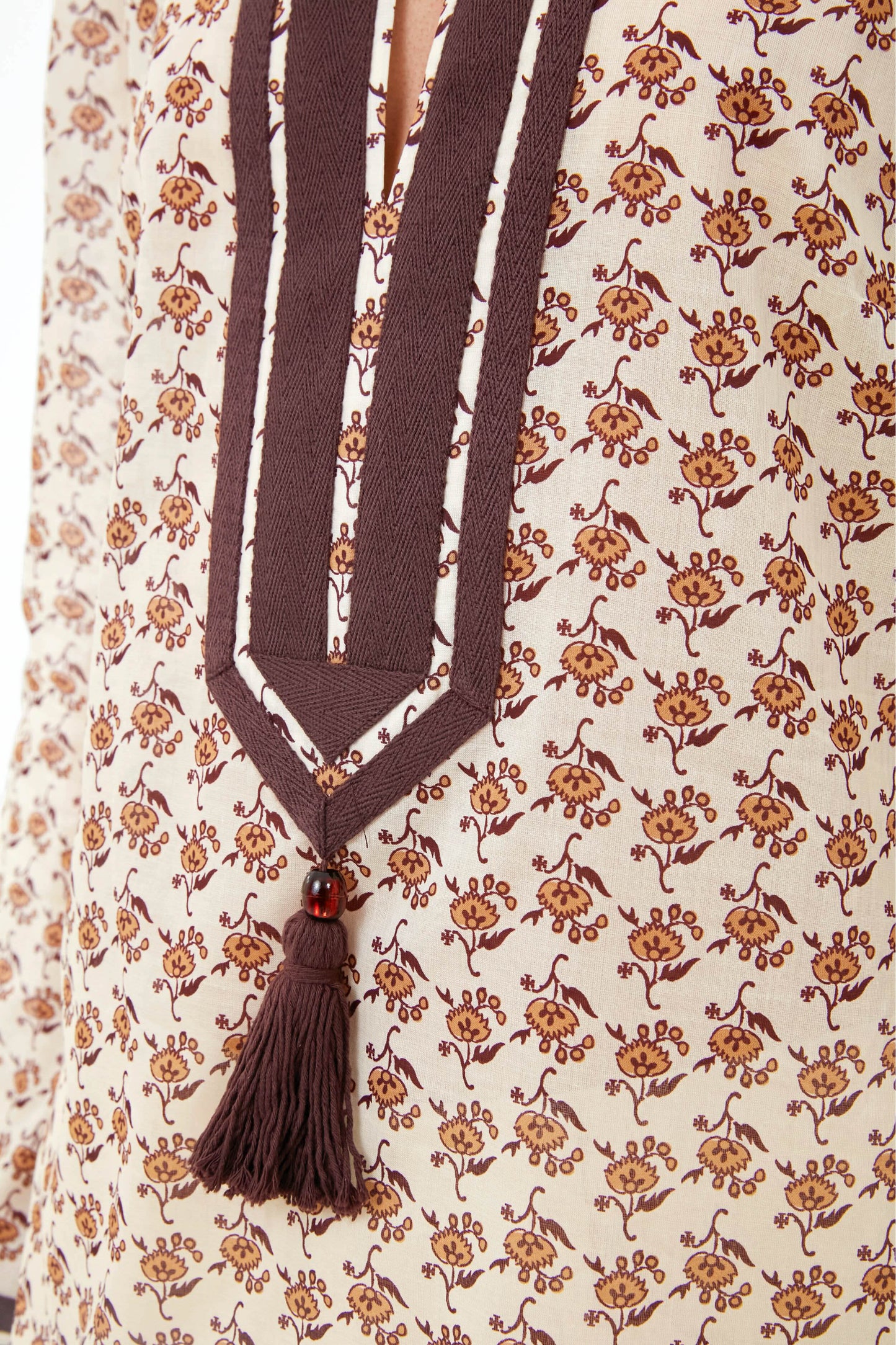 Dandelion Block Print Tory Tunic