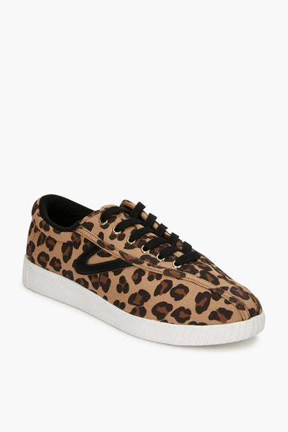 Leopard Nylite Canvas Sneakers