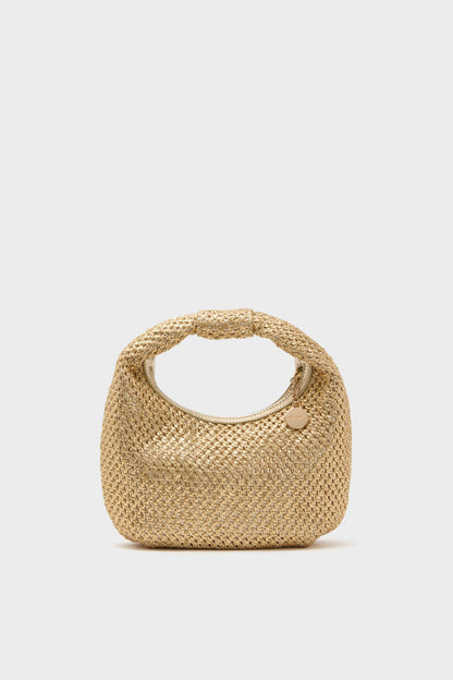 Gold Eden Woven Hobo