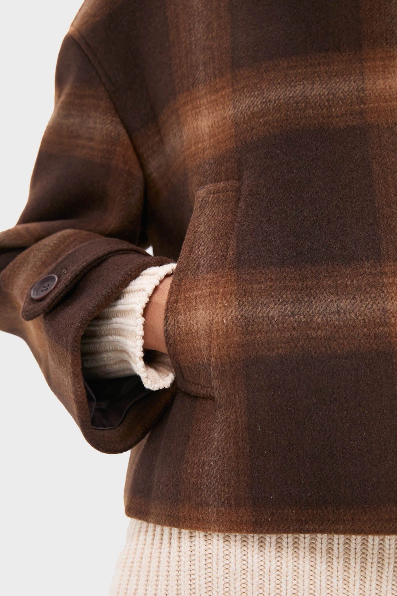 Chocolate Plaid Colby Jacket