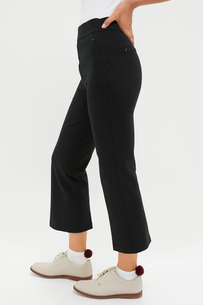 Black 25 Inch Cropped Compression September Pant