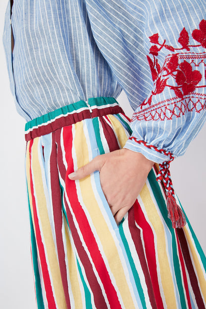 Bright Yellow Cannes Skirt