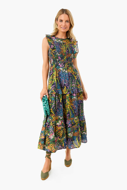 Lokis Garden Black Iris Dress