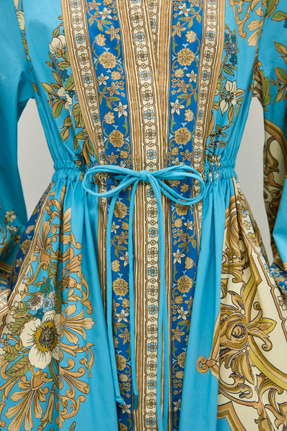 Blue Cassie Pool Midi Dress