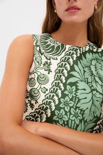 Emerald Mirasol Wave Marlowe Dress