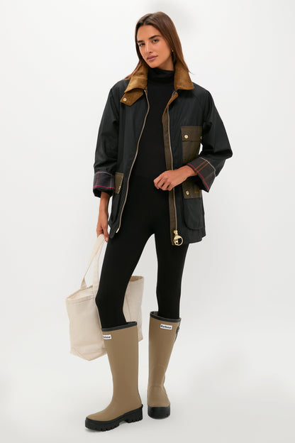 Black Luella Wax Jacket