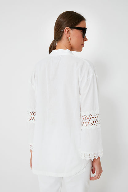 Blanc Piper Lace Top