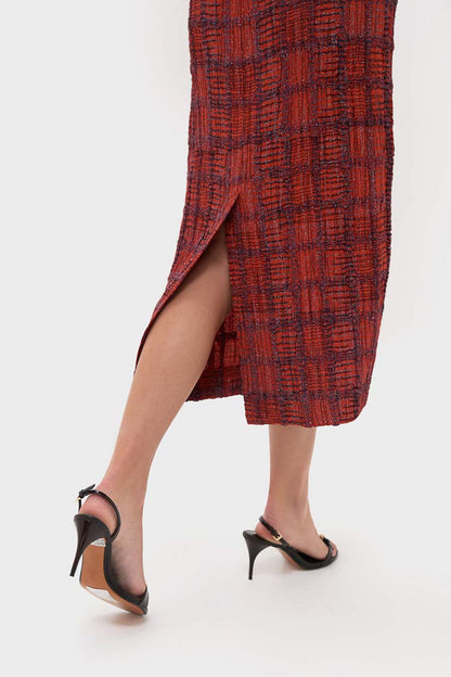 Terracotta Portia Dress