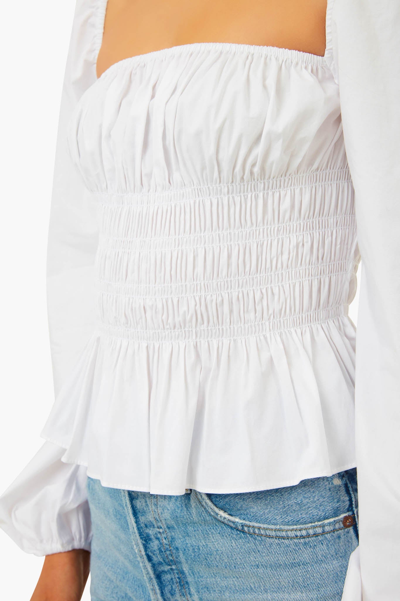 White Jules Top