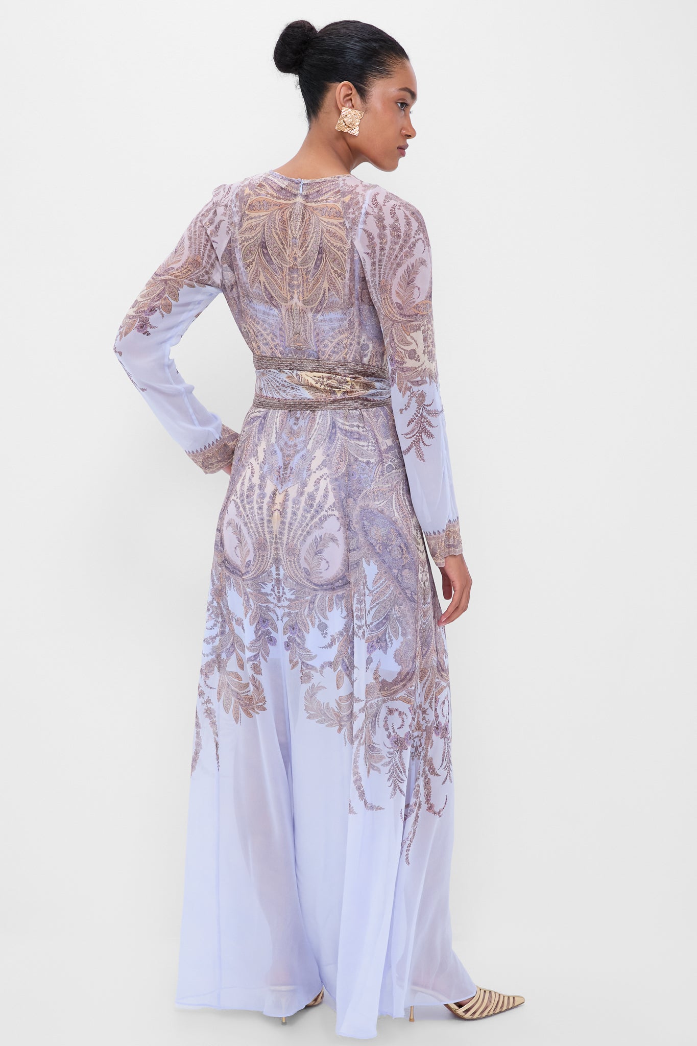 Lilac Paisley Hypnotic Sheath Dress