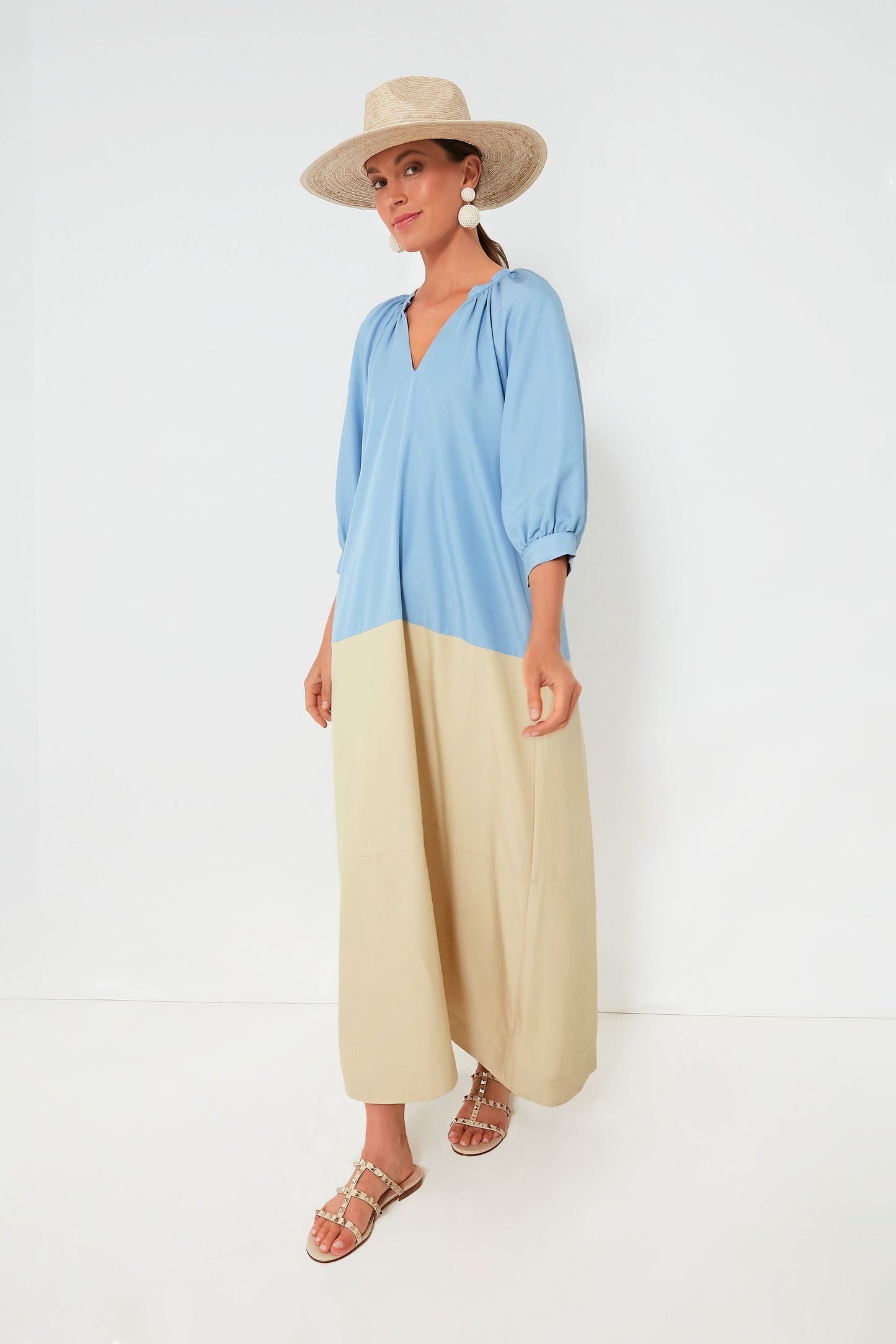 Sandstone and Sky Gemma Dress