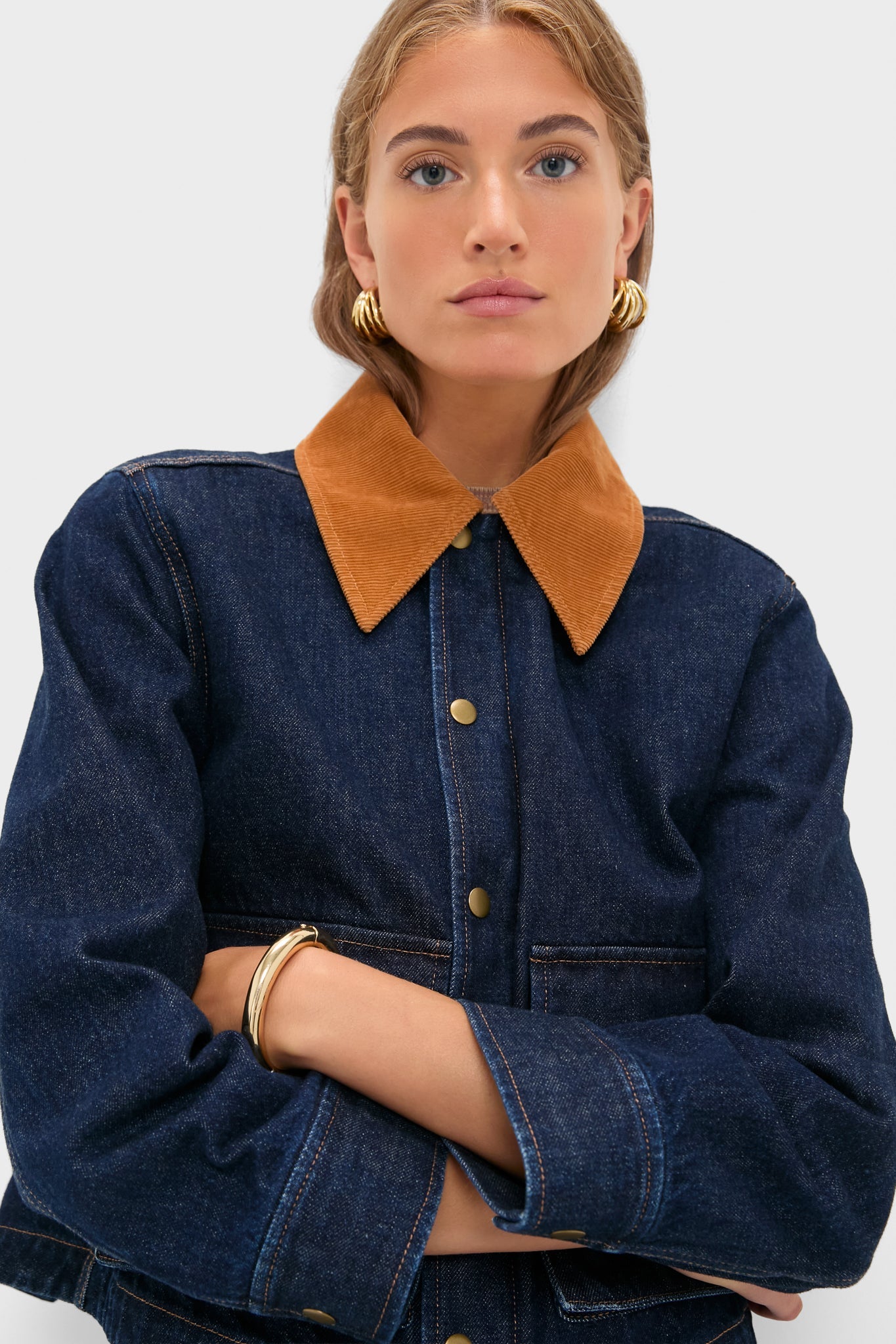 Midnight Rinse Denim Swingy Jacket