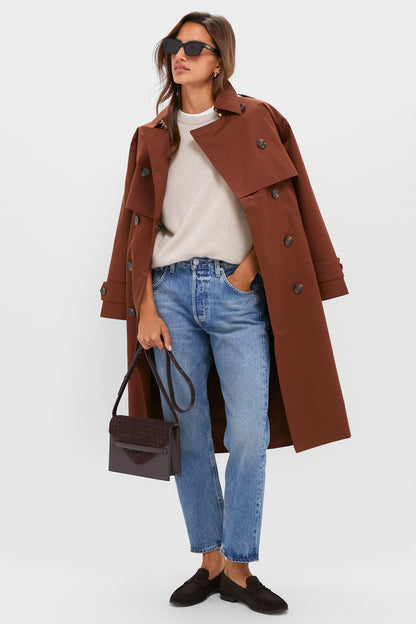 Chocolate Suede Vivian Loafers