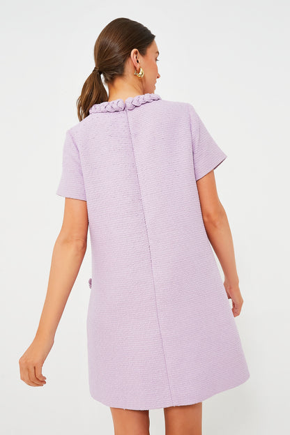 Lilac Tweed Jackie Dress